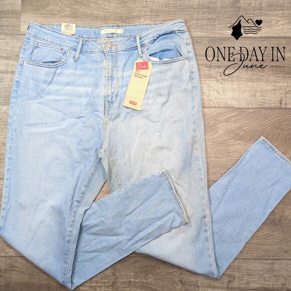 Levi's 721 High Rise Skinny Jeans Size 34X30 - Picture 1 of 6
